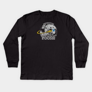 Rediscover the Lost Moon of Poosh Kids Long Sleeve T-Shirt